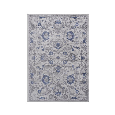Tapis de salle à manger bleu / oriental Collection
