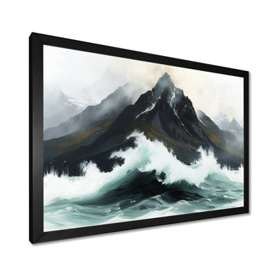 Décoration murale tempêtes de montagne orageuse II - paysage de montagnes