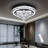 Glam Dimmable Led Crystal Chandelier-1816445202