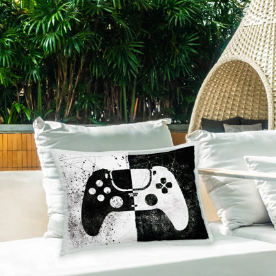Abstract Outdoor Throw Pillow