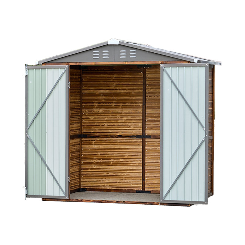 4*6FT Iron-Wood Combination Tool Shed – A Perfect Blend Of Nature And Functionality
