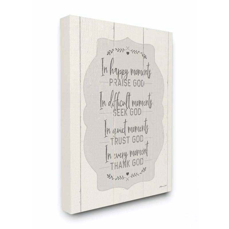 Impression sur toile, «Happy Happy Moments», Toile tendue, H 20 po x l 16 po x P 1,5 po
