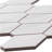 Stately Elongated Hex 12" x 12" Porcelain Mosaic Wall & Floor Tile