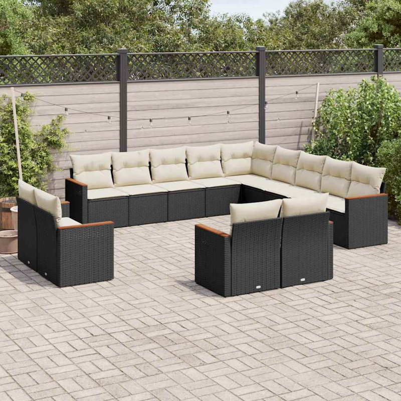Ensemble de canapé de jardin Vidaxl PE