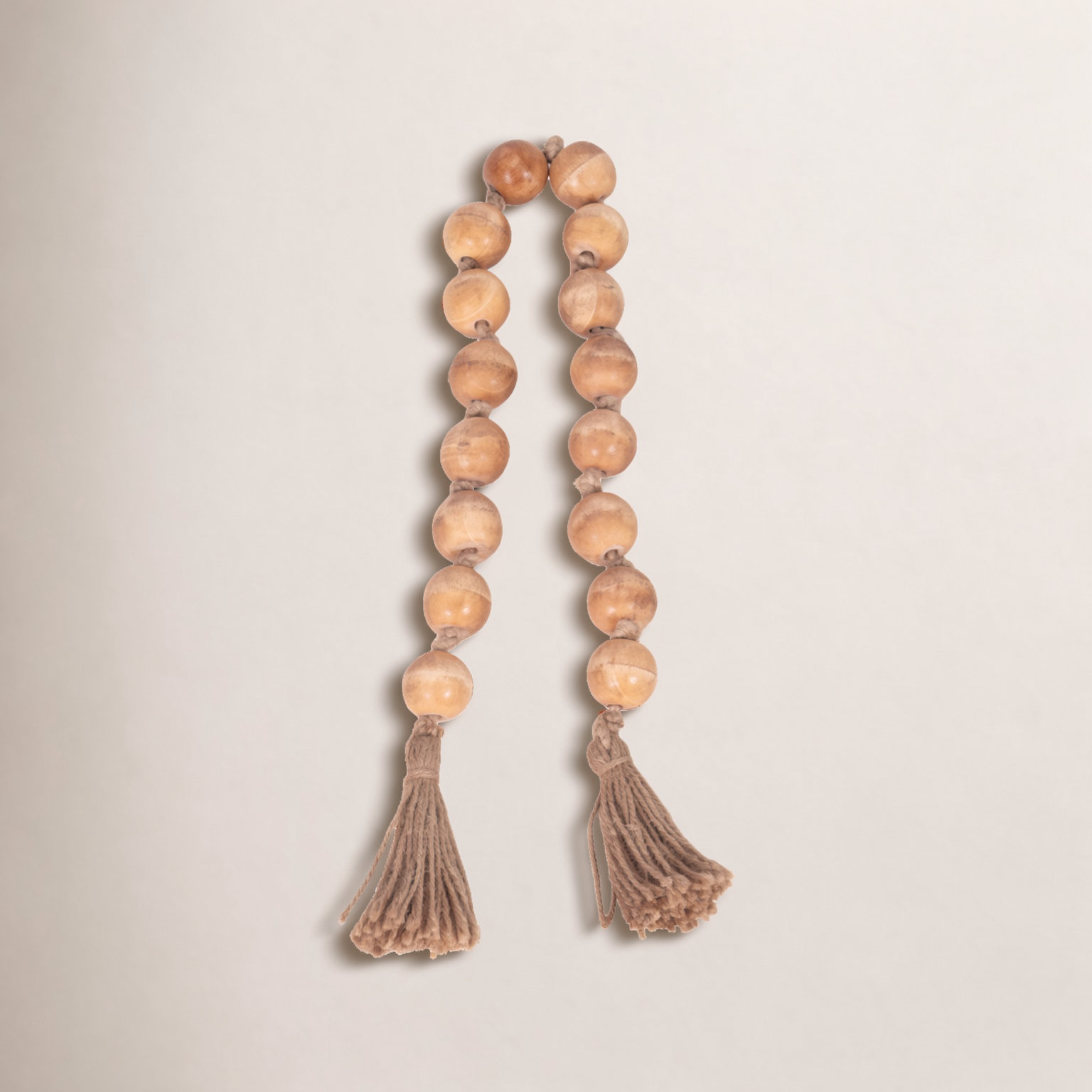 Mango Wood Sculpture, Brown, 1.25" H x 32" W x 1.25" D
