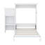 Grand lit escamotable avec persiennes et plusieurs tablettes de rangement-1745145257
