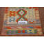Tapis géométrique en laine Kilim