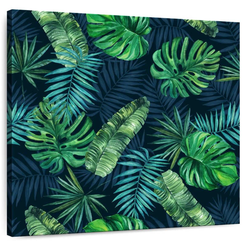 Harnek feuilles tropicales mélangées, H 24 po x l 24 po