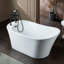 Aether 3 Handle Wall Roman Tub Faucet with Diverter-65725808