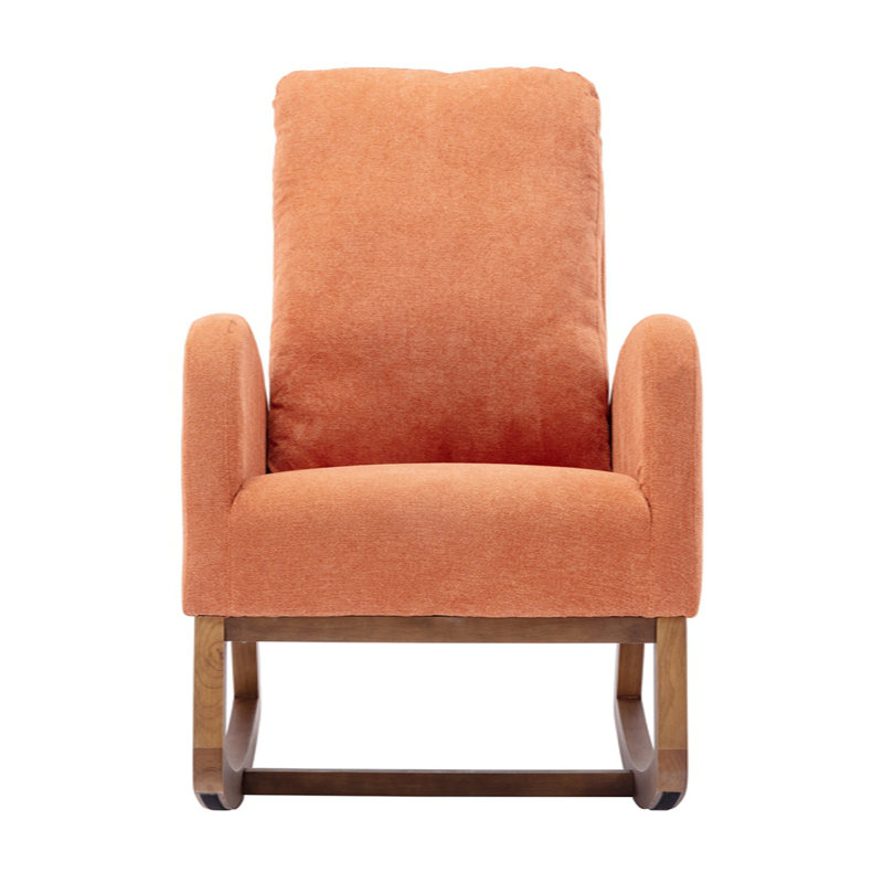 Chaise berçante confortable Country Country COOLMORE, Orange