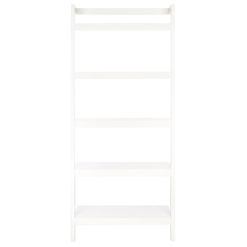 Alexzander Ladder Bookcase, White, 72.44'' H x 31.49'' W