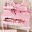 Luxurious Vanity Desk Set with Mirror and Cushioned Stool-571853188