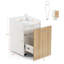 Dextyn 16'' Wide 2 -Drawer Mobile File Cabinet