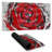 Abstract red roses - 15.75"x31.50" Desk mat