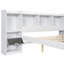 Lit plateforme polyvalent en bois avec rangement abondant et design élégant
