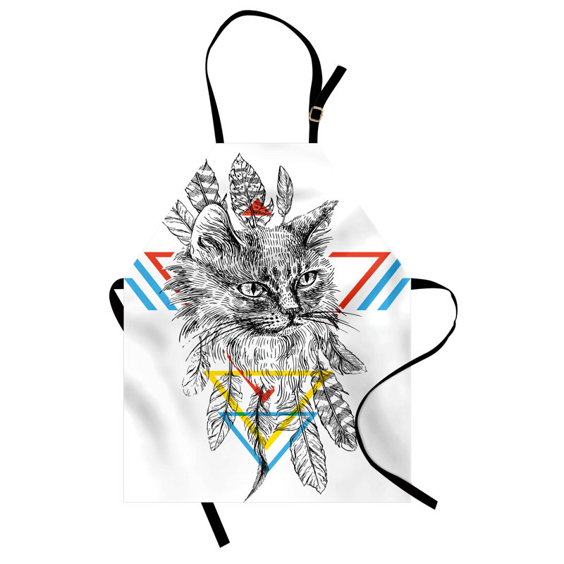 No Pattern Bib Apron
