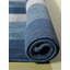 TAPIS DE CONDUITE EN LAINE DE COULEUR Noué à la main Kenshawn - Carré | Bleu bleu clair, design moderne contemporain, antidérapant fait main à poils longs-118851552