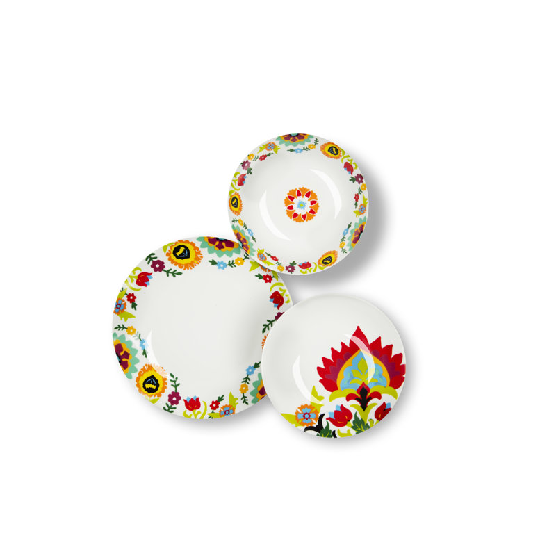 Jaipur Piece Dinnerware Set - Service for 6