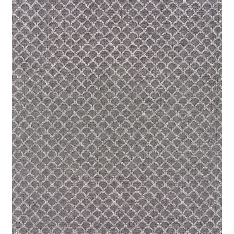 Modern Luxury Scallop Weave Fabric, Smoke