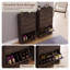 Vida 3 Drawer Flip Down Shoe Storage Free Standing Cabinet For Hallway-122852330-123056910