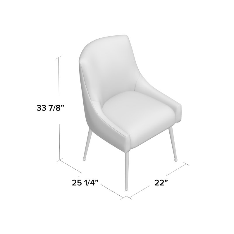 Johileny Velvet Side Chair, Beige Velvet