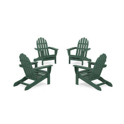 POLYWOOD Classic Adirondack Conversation Set