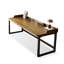 Bureau rectangulaire en bois massif brun clair-484080883-484080882