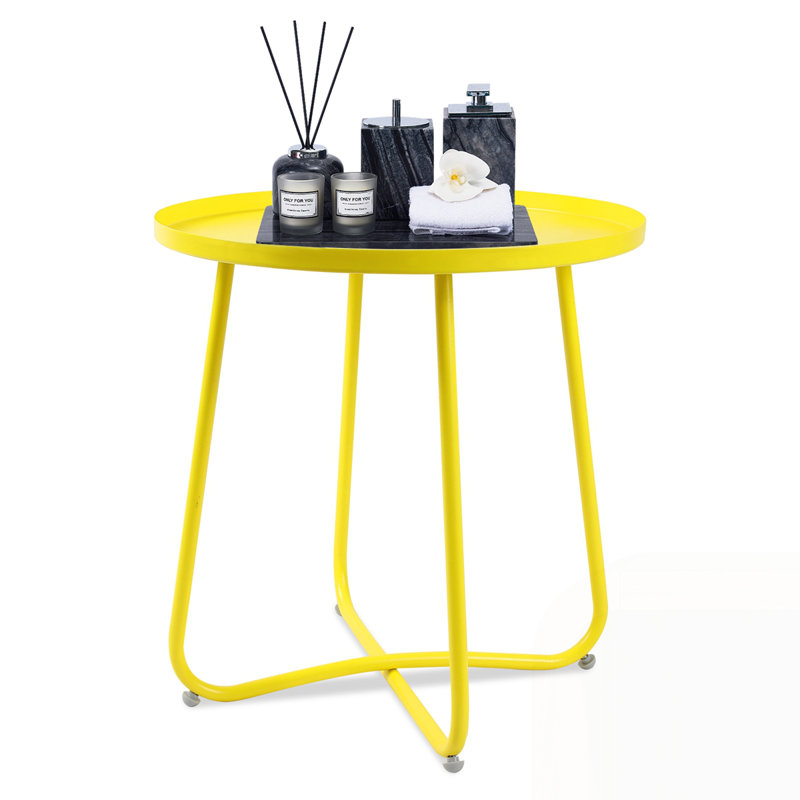 Tablette d'appoint ronde et moderne Home Coffee