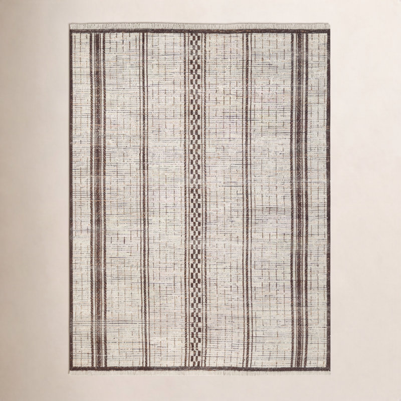 Todd Hand Knotted Wool Indoor Rug, Rectangle 3' x 5'