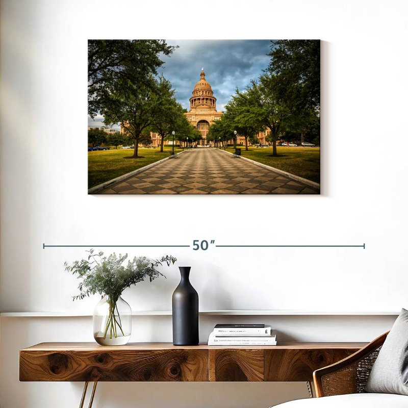 Ravi Texas State Capitol, 24" H x 36" W