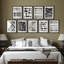 Art mural encadré, ensemble de galerie, encre, coup de pinceau, dessin au trait, motifs abstraits, art moderne pour chambre à coucher, salon, bureau -116741882-116741881