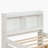 White Twin Size Bed With Bookcase & Trundle Unit-1109611792-1109611795