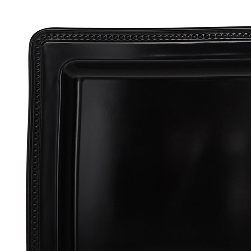 Elite Global Solutions Venetian Melamine Platter, Black