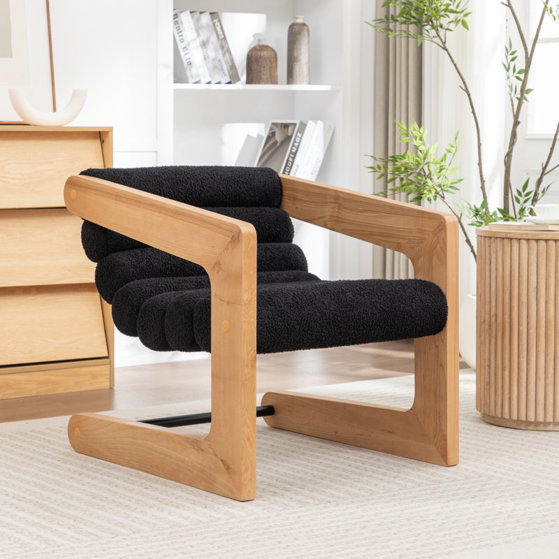 Fauteuil Karoll Chisara, Noir