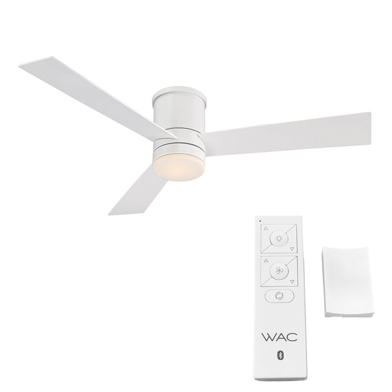 Ventilateur de plafond encastré à 3 pales de 52 po d'intérieur / extérieur San Francisco avec télécommande et éclairage à DEL à intensité variable inclus