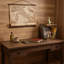 Wood Metal 35cm H Media Shelves
