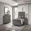Miroir d'appoint moderne avec cadre en bois