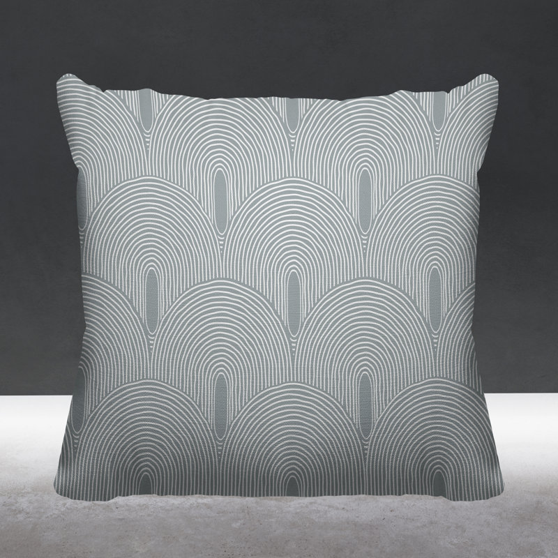 Coussin Limpo, L 19 po x H 19 po, Gris