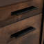 Bureau d'ordinateur, finition brune
