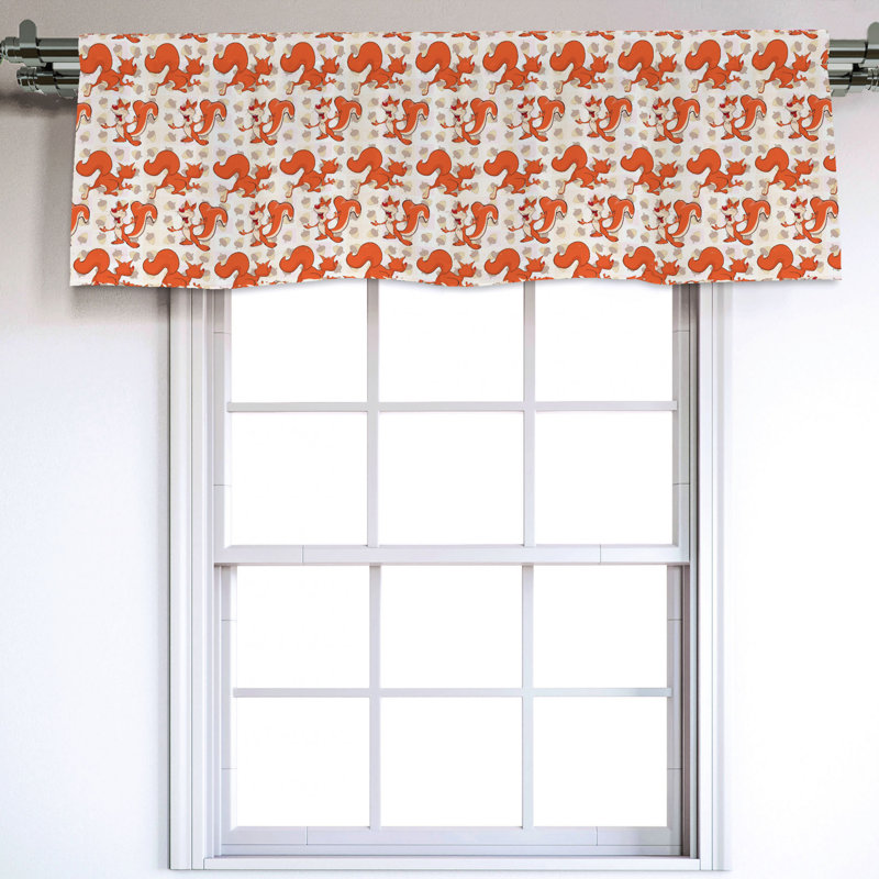 Sateen Ruffled Window Valance