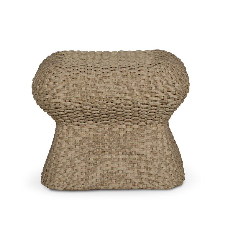 Warren Outdoor Ottoman, Natural