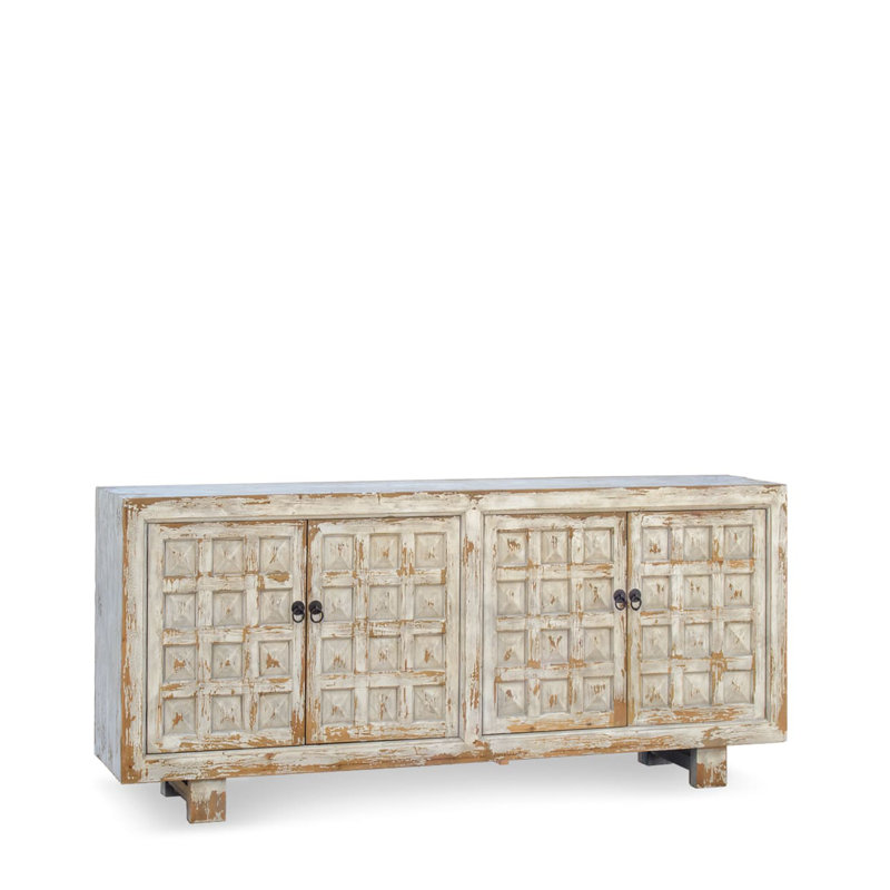 Kilby 4 -Door Accent Cabinet, White