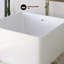 Baignoire carrée autoportante 47 po Voltaire
