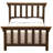 Fireside Lodge Barnwood Post Bed - Double-1459342794