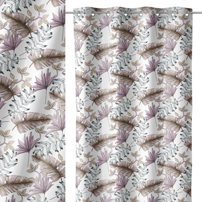 Apollinaire Cotton Blend Semi Sheer Curtain Pair