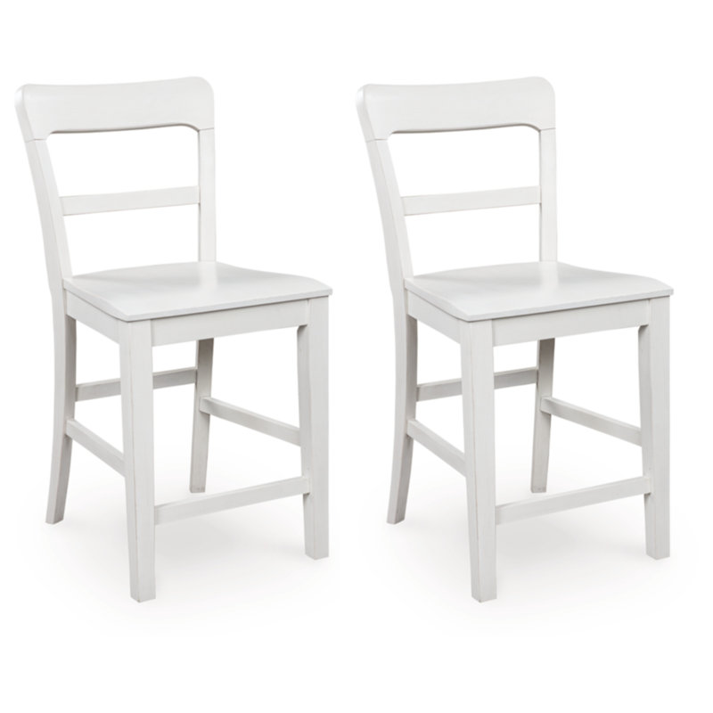Kanisha Counter Height Barstool, White