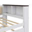 Lit de jour simple avec supports de rangement, dossier rembourré, port USB et lit gigogne-161436639