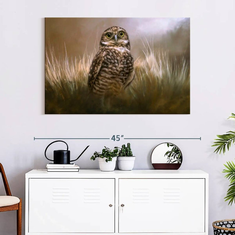 Brampt Owl Be Seeing You, 26" H x 39" W