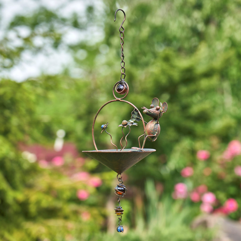Stone Hanging Tray Bird Feeder