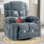 Fauteuil inclinable pivotant surdimensionné avec chauffage et port USB-1541034144